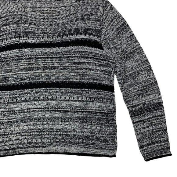 (Up To 50% Off SALE) Heathered Knit Crewneck Cardigan Sweater - Picture 2 of 3